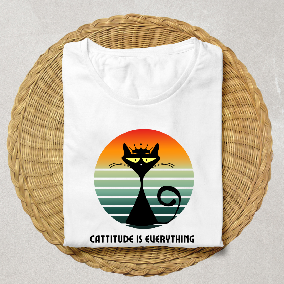 Cattitude Is Everything Unisex T Shirt