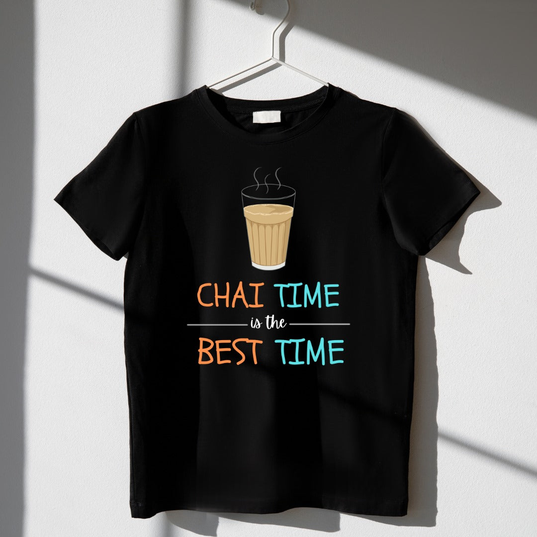 Chai Time Best Time Unisex T Shirt