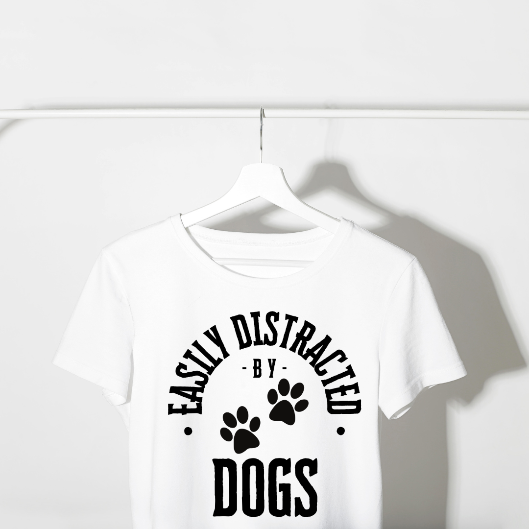 Easily Distracted By Dogs Unisex T Shirt