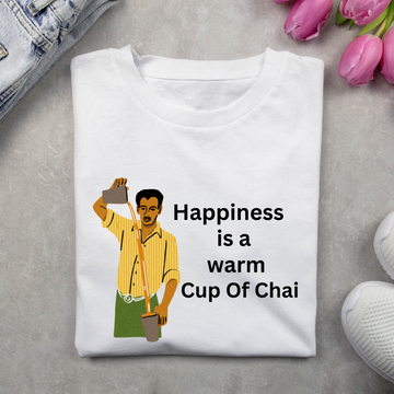 Happiness Is A Warm Cup Of Chai Unisex T Shirt